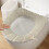 Housse de siège de toilette en acrylique – Extensible, Lavable, 1