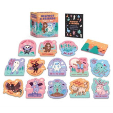 Bigfoot Friends Magnet Set by Mollie Thomas Paperback Book
