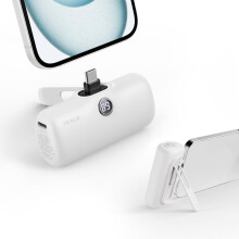 Cargador portátil PD de 20 W y 5000 mAh con pantalla LED.