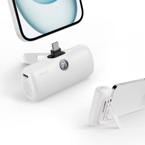 20W PD bärbar laddare 5000mAh med LED-display