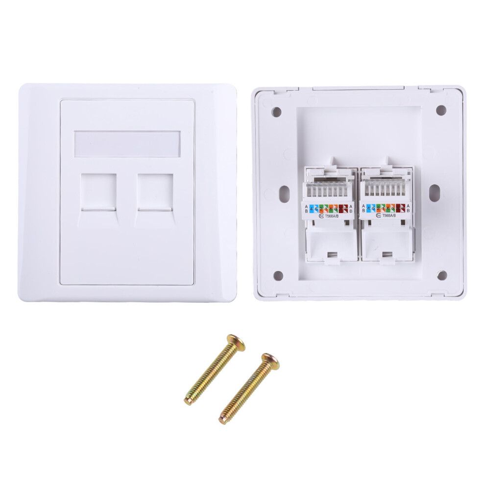 Computer socket panel CAT5E RJ45 network module 1 unit