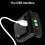 Linterna LED recargable, ajustable e impermeable de 1000 mAh para sombrero. 1