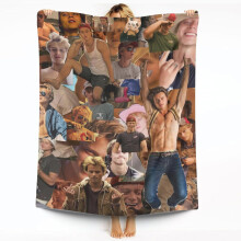 Plaid en flanelle ultra doux et chaud 127 x 152 cm