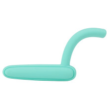 Capa protetora de silicone para maçaneta de porta, marrom.
