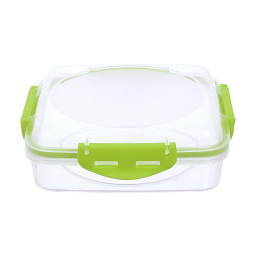 Boîte à lunch micro-ondable de qualité alimentaire – 18 x 18 x 5 cm
