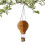 Lanterna solar de vime com design de balão de ar quente 1