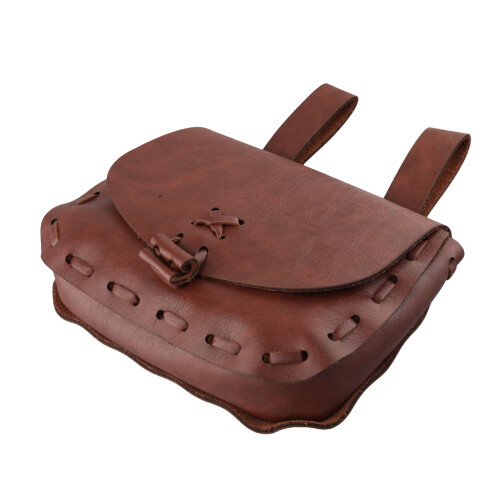 Τσαντάκι μέσης από vintage δέρμα PU20x15cm
