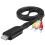 Cable adaptador compuesto AV USB2.0 a 3RCA 1