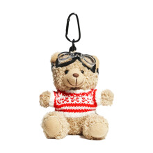 Llavero colgante de peluche de oso – 12 cm, 10 colores