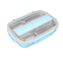 4-cells termisk bentobox i rostfritt stål