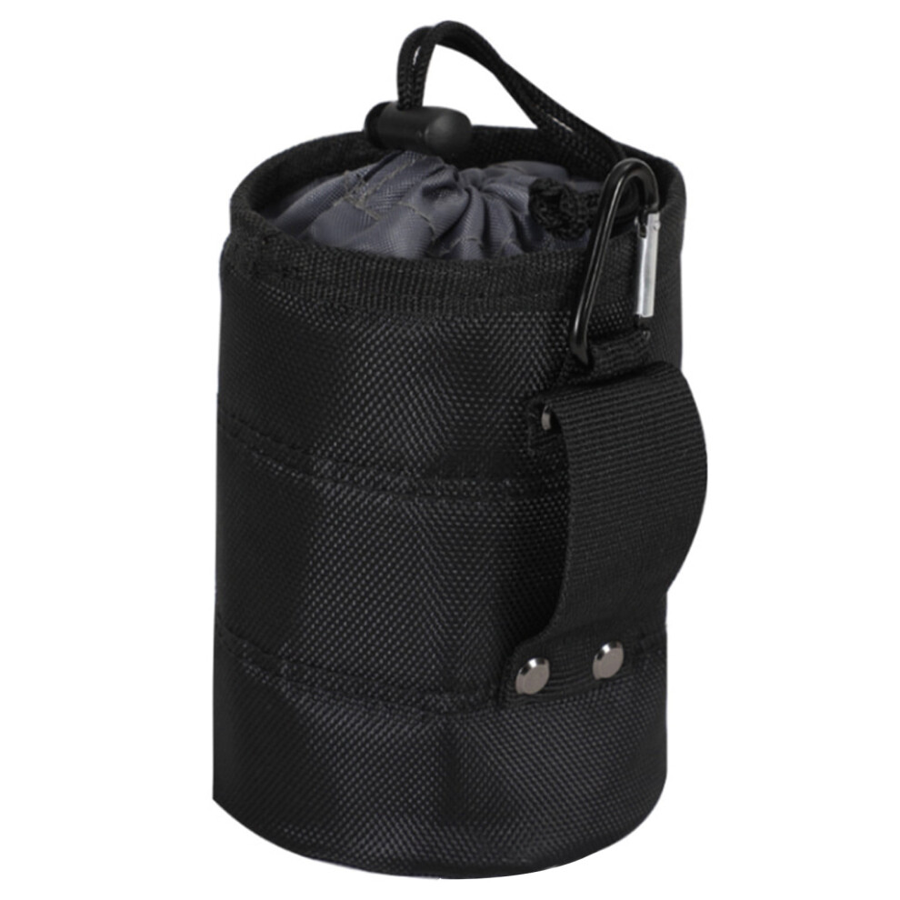 Oxford Fabric Nail Bucket Waist Pouch Â 14X10x10cm Black 9058772300980
