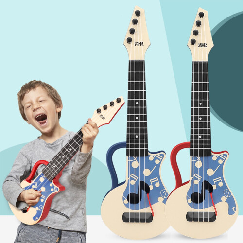 Ukulele infantil de 15 polegadas – 4 cordas, brinquedo musical para iniciantes