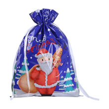Sacchetti regalo natalizi con coulisse – in foglio di alluminio, 51x39 cm