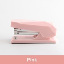 Grapadora de escritorio rosa para 25 hojas