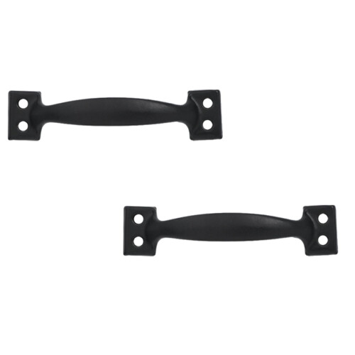 Antique Bow Door Pull Handle 5" Metal Barn Door Pulls