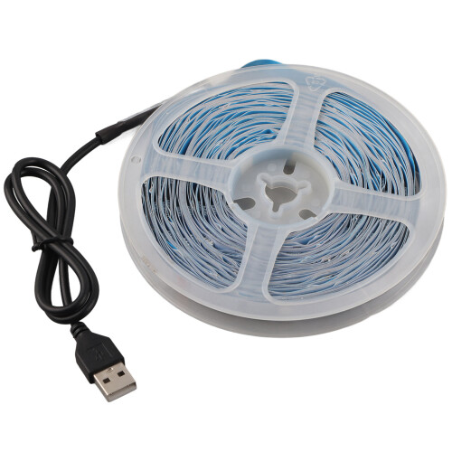 RGB LED-stribelys 5V USB-drevet med 3-knaps controller