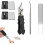 Ensemble de 3 coupe-ongles noirs antidérapants 1