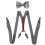 4-clips elastiske seler DarkGrey 1