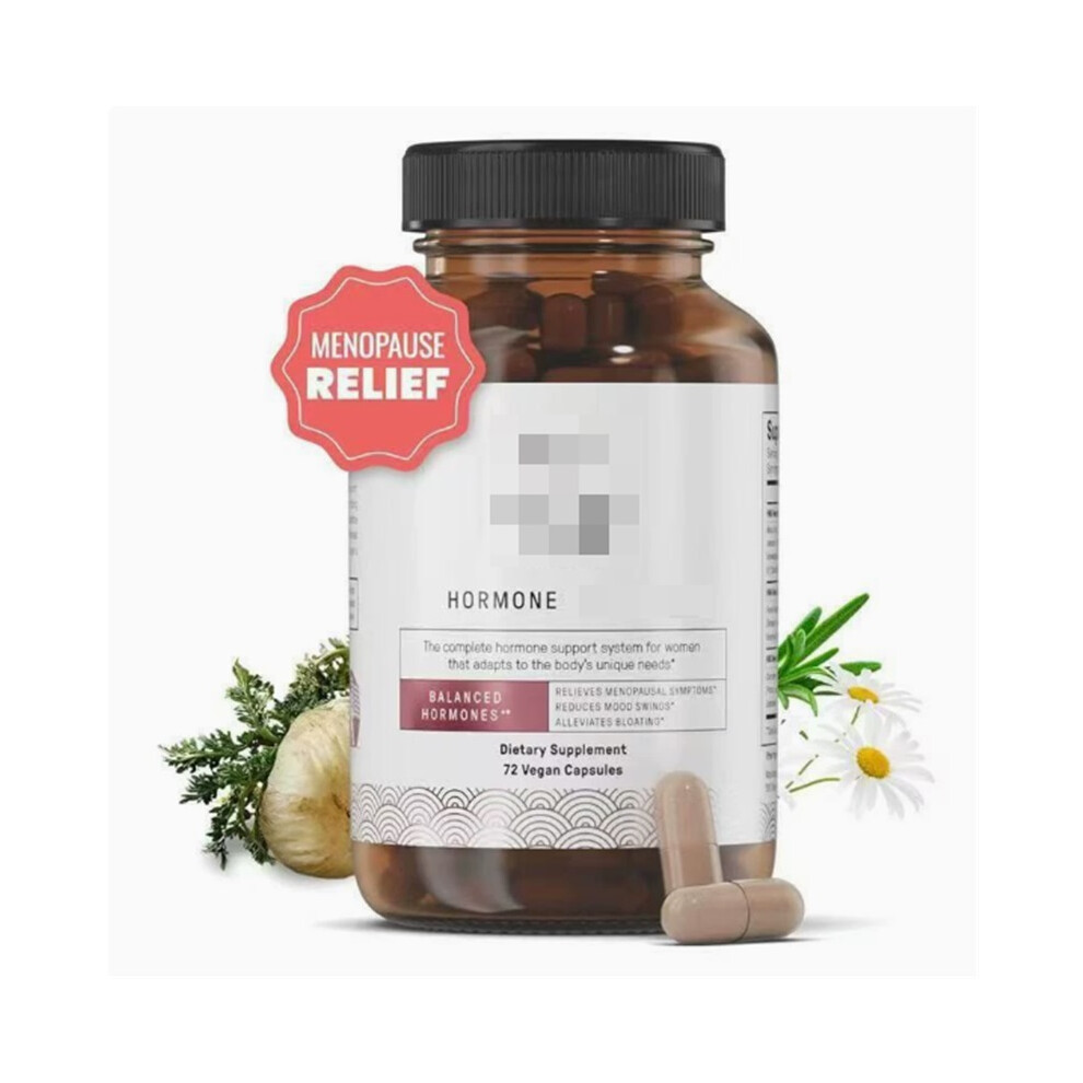 (2PCS) Womenâs Menopause Hormone Support Supplement,  Mood Swings & Bloating Relief, 72 Capsules