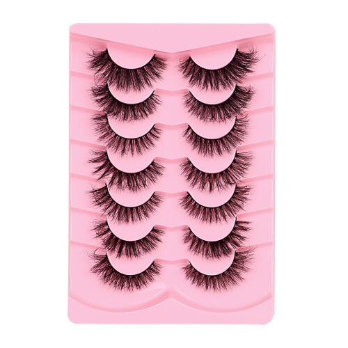 Natural Artificial Eyelashes 7-Pair   LZM-HZ
