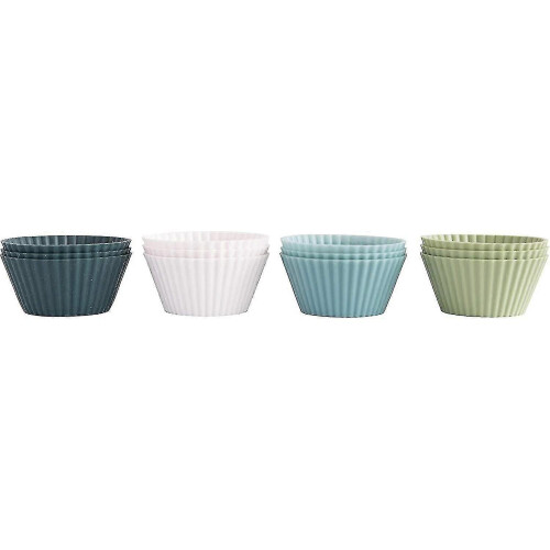 Reusable Silicone Baking Cups Set Of 12 Bpa Free 1