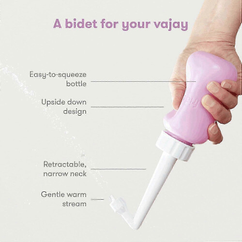 2025 Latest Model Upside Down Peri Bottle for Postpartum Care, Portable Bidet 2