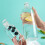 Zeitmarkierter Glaswasserbecher 300 ml–1000 ml 5