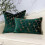 Housse de coussin en velours vert 50 x 50 cm 4