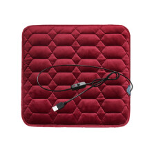 Cuscino riscaldante USB per sedile, portatile, 45x45 cm