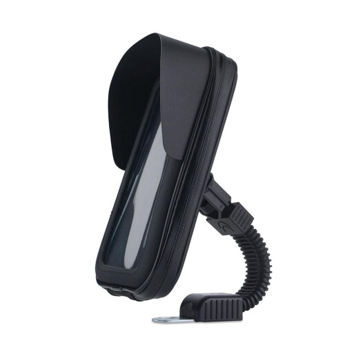 Suporte impermeável para celular de motocicleta com protetor solar