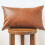Leather Effect Pillow Cushion 30x50cm Solid Color 4