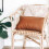 Leather Effect Pillow Cushion 30x50cm Solid Color 5