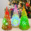 Veilleuse sapin de Noël en acrylique à LED multicolore 1