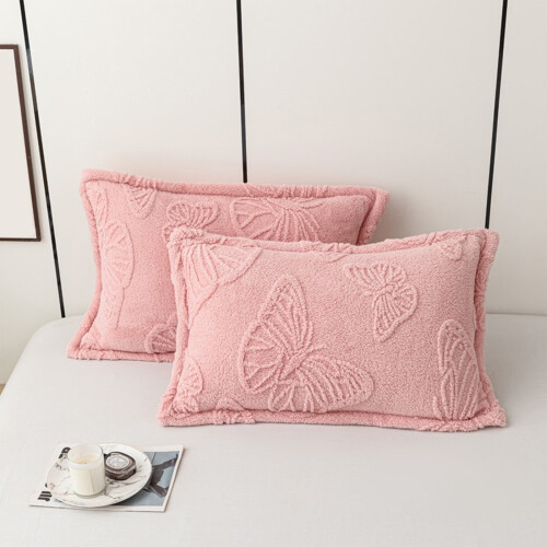 Conjunto de 2 fronhas com estampa de borboletas, 74 x 48 cm (29,13 x 18,89 polegadas).