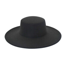 Fedora-Hut mit breiter Krempe für Damen und Herren – faltbar