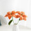 Buquê de lírios de crochê laranja – Flor artificial 1