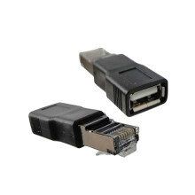USB till RJ45 Ethernet-adapter, 100 Mbps, ABS, 2-pack