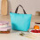 Isolierte Lunchtasche, einfarbig, faltbar, leicht 2