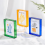 3 Pack Acrylic Photo Frames – Klein Blue, Orange, Green 5