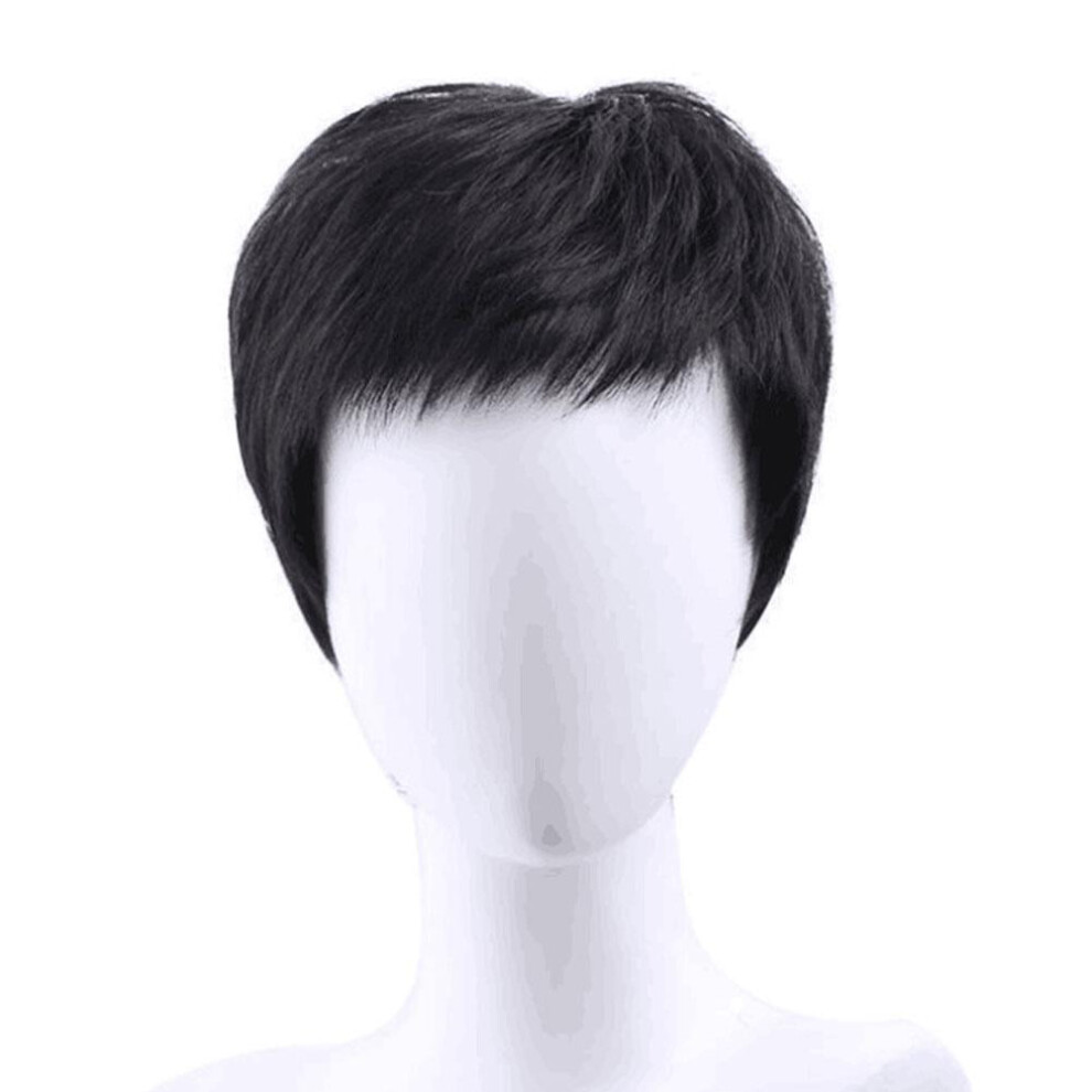 Men's Short Synthetic Wig â Lightweight, Breathable,