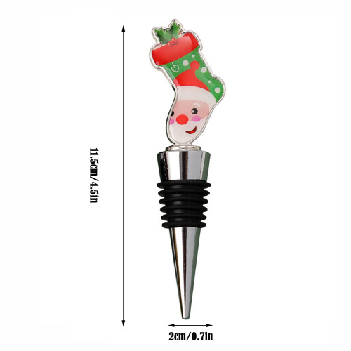 Bouchon de vin de Noël à motif dessin animé (1 pièce) 1