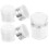 Travel Cream Boxes Acrylic Jar for Storage 12Pcs Empty Lotion Containers 1
