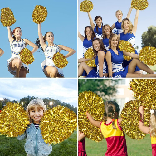 Pompons de pom-pom girl (12 pièces) 2
