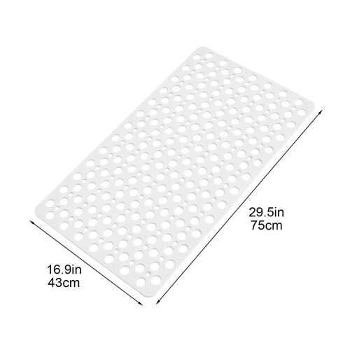 Tapis de bain antidérapant TPE 43 x 75 cm 1