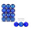 Christmas Ball Ornaments Blue 24 pcs 40mm 2