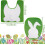 Ensemble tapis de bain lapin de Pâques avec couvercle de toilette 3
