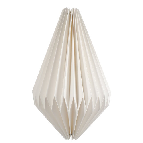 Abat-jour en papier blanc pour ampoules E27 – 45 cm 2