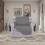 Housse de canapé réversible et imperméable – Grise, 166 cm 2