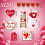 Ensemble de 12 plateaux décoratifs à étages pour la Saint-Valentin 3