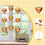 Corazón de metal vintage para pared, 1075 cm. 3